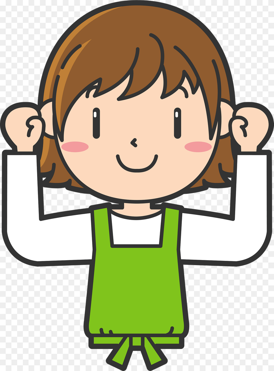 Heidi Female Clerk Is Pumping Her Fists Clipart, Face, Head, Person Free Png Download