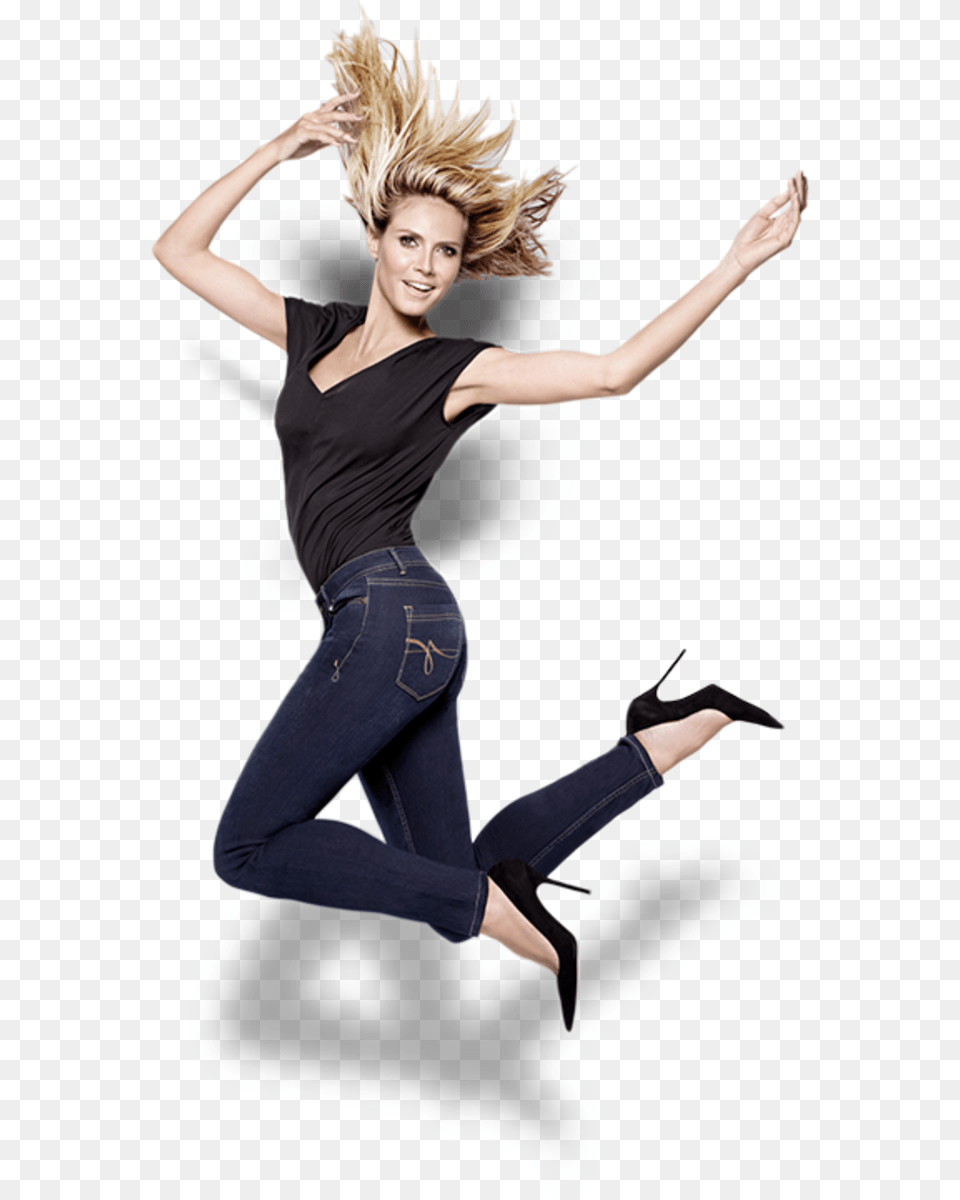 Heidi Klum Modeling Photoshoot, Clothing, Dancing, Person, Pants Free Transparent Png