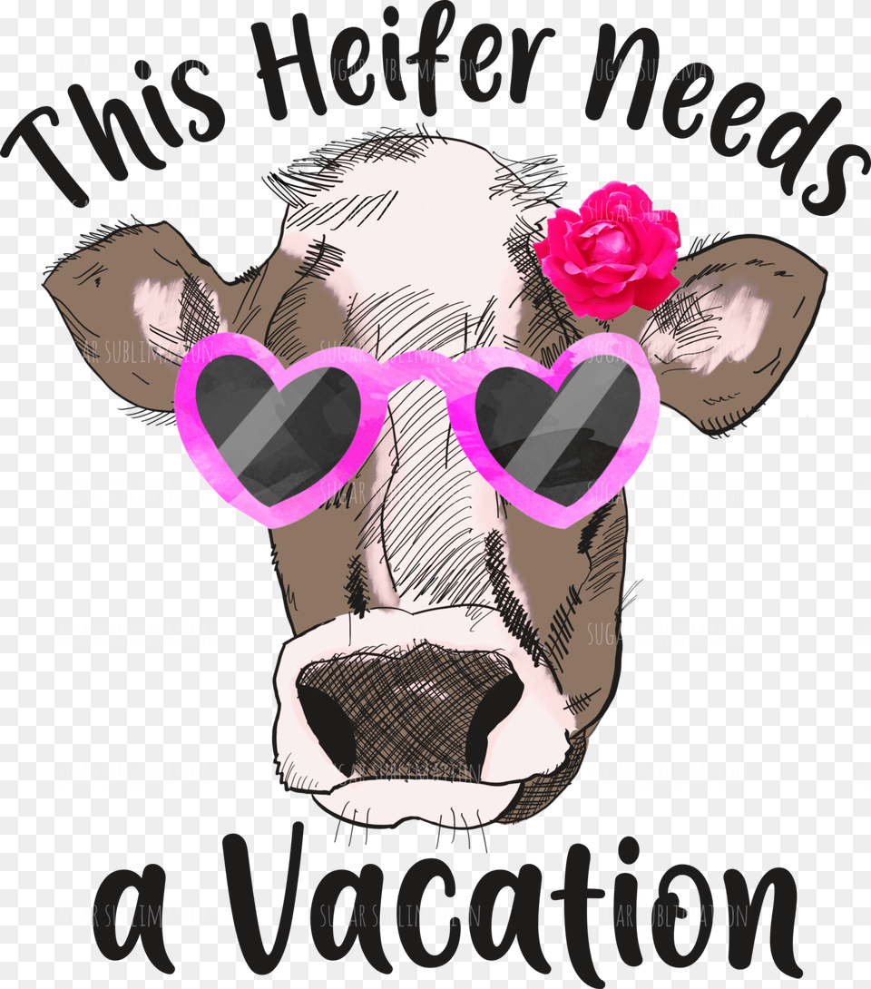 Heifer Needs A Vacation, Livestock, Animal, Cattle, Mammal Free Png Download