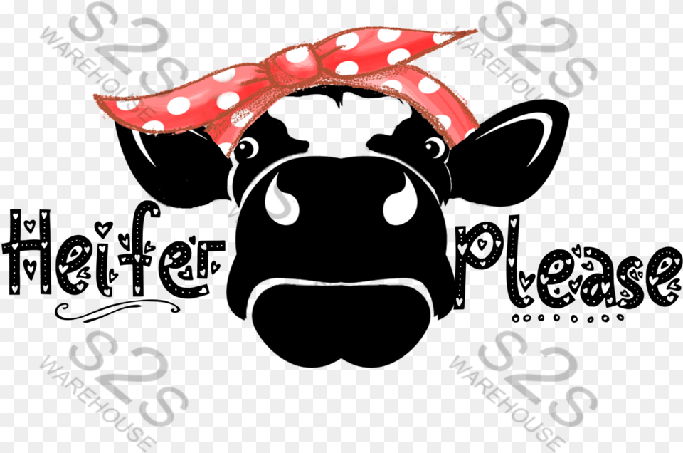 Heifer Please Dairy Cow, Accessories, Pattern, Animal, Fish Png