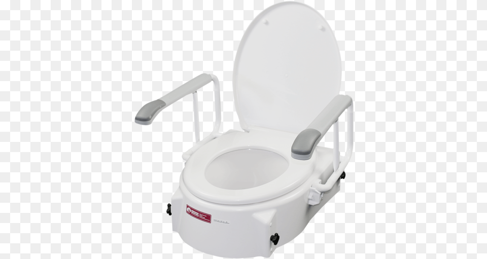 Height Adjustable Toilet Seat Raiser With Arms Portable Toilet, Indoors, Bathroom, Room, Potty Png