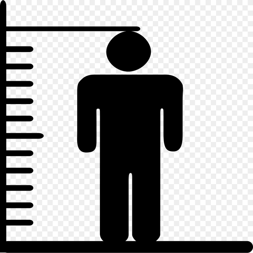 Height And Weight Height Clipart, Silhouette, Sign, Symbol Free Png Download
