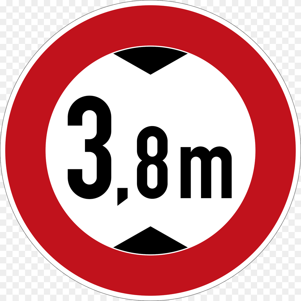 Height Limit 38 Meters Clipart, Sign, Symbol, Road Sign Free Transparent Png