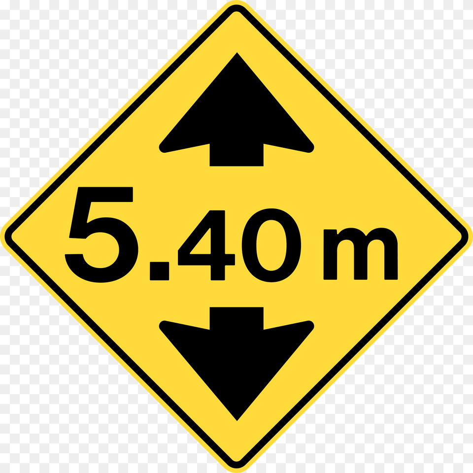 Height Restriction Ahead Sign In British Columbia Clipart, Road Sign, Symbol Free Png Download