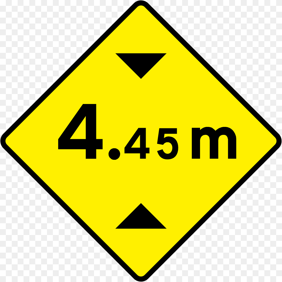 Height Restriction Ahead Sign In Ireland Clipart, Symbol, Road Sign Free Transparent Png