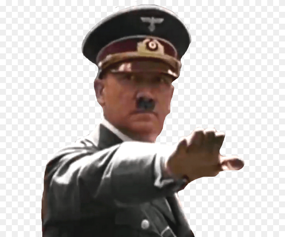 Heil Hitler Vector Adolf Hitler, Person, Officer, Hand, Finger Free Transparent Png