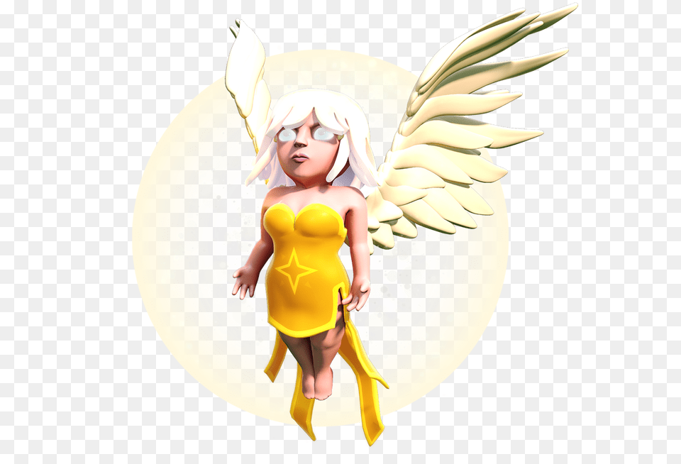 Heilerin Clash Of Clans, Angel, Adult, Female, Person Png