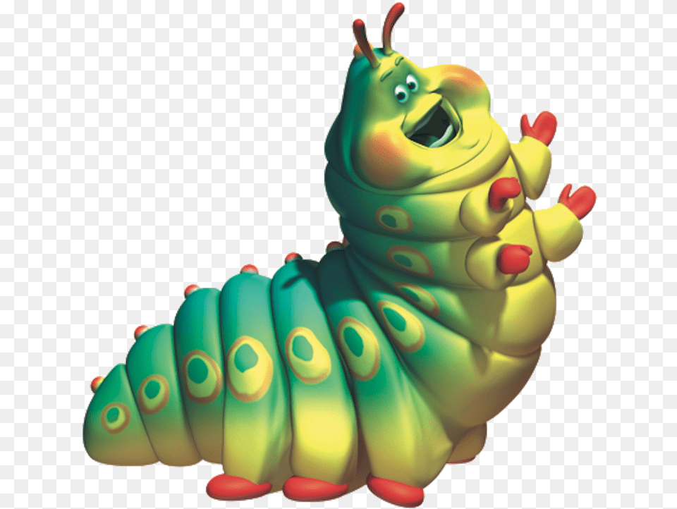 Heimlich Caterpillar Bugs Life, Animal, Invertebrate, Worm, Toy Png Image