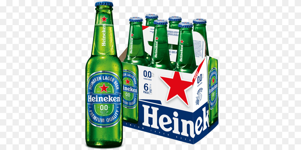 Heineken 0, Alcohol, Beer, Beer Bottle, Beverage Free Png Download