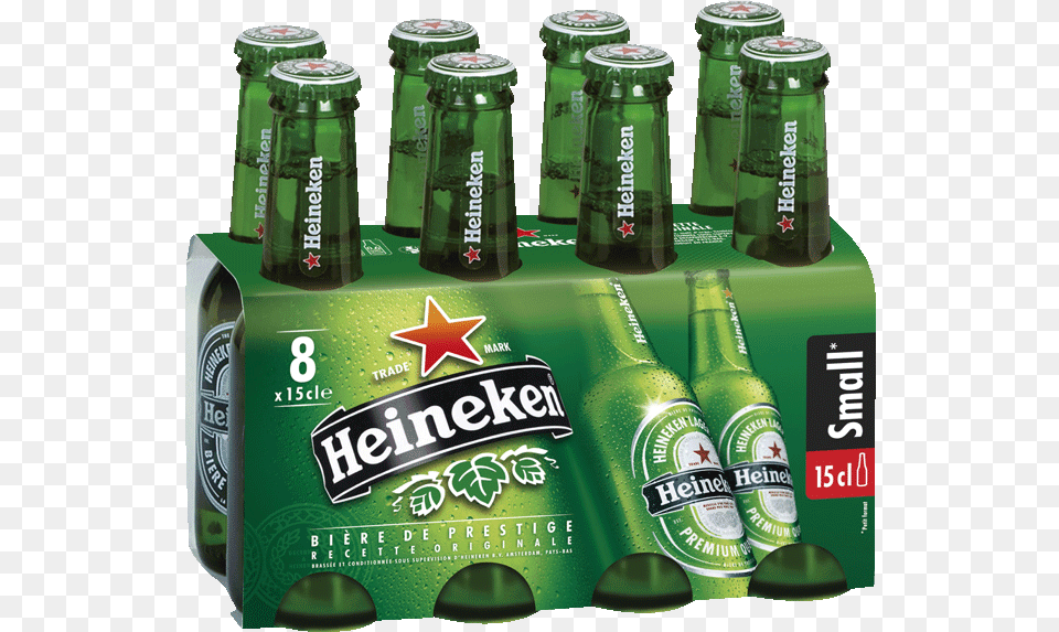 Heineken 150 Ml Bottles Heineken 10 Cl, Alcohol, Beer, Beer Bottle, Beverage Free Png
