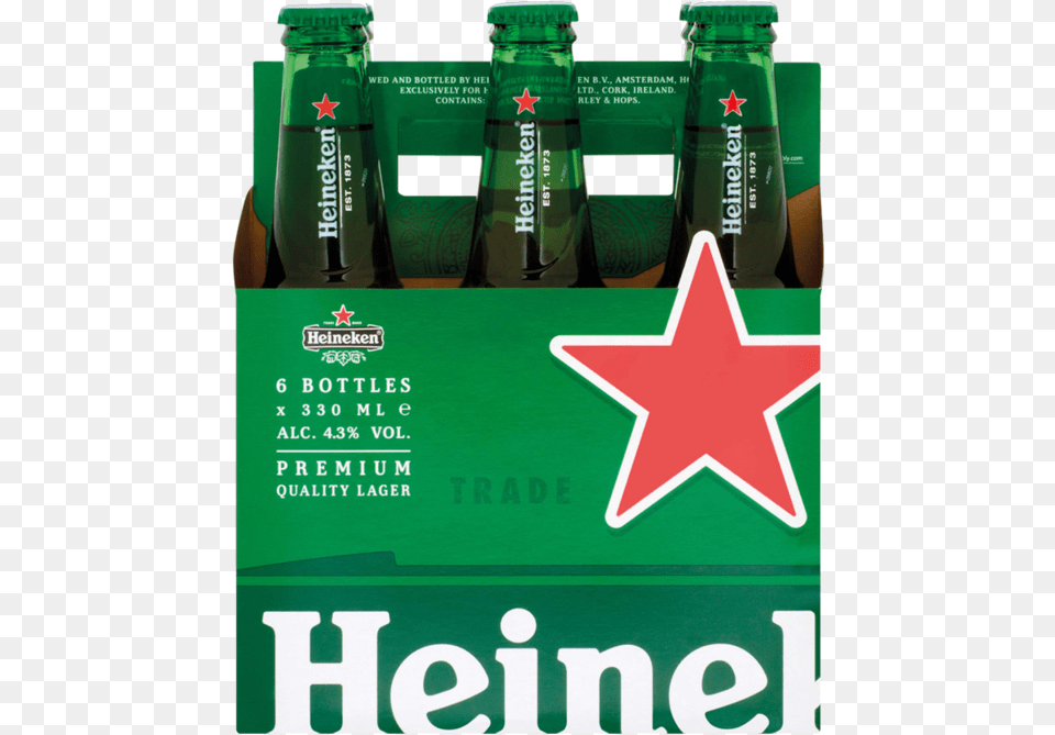 Heineken 18 Pack Bottle, Alcohol, Beer, Beer Bottle, Beverage Free Transparent Png