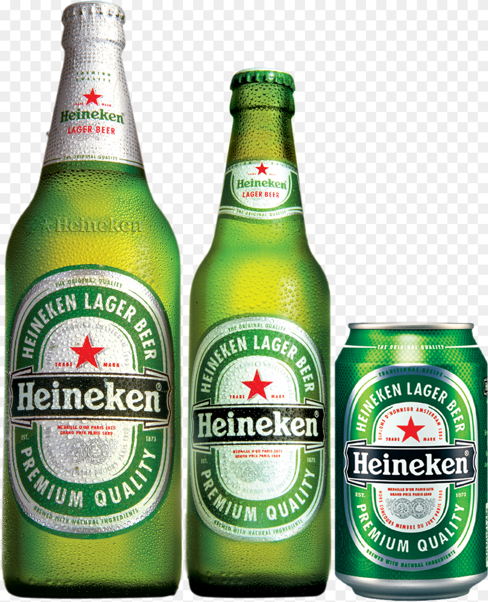 Heineken Beer 40 Oz, Alcohol, Beer Bottle, Beverage, Bottle Free Png