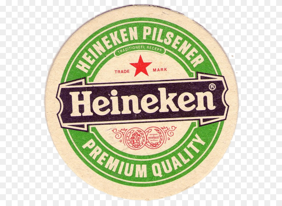 Heineken Beer Coaster, Logo, Alcohol, Beverage Free Png