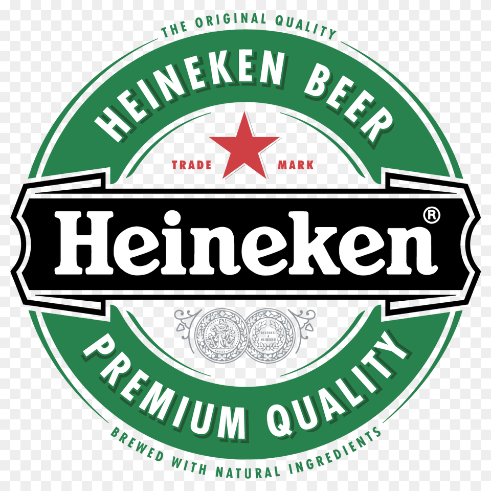 Heineken Beer Round Logo Vector Label Vector Silhouette, Alcohol, Beverage, Lager, Architecture Free Transparent Png