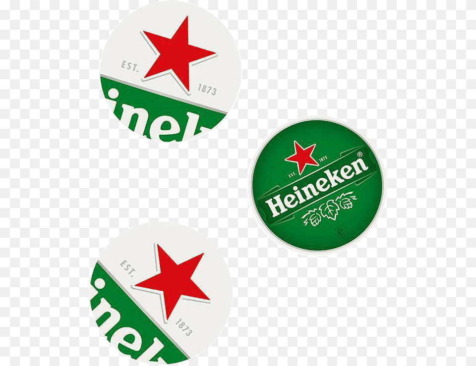 Heineken Coasters Ch Happy New Year P, Logo, Badge, Symbol, Star Symbol Free Png