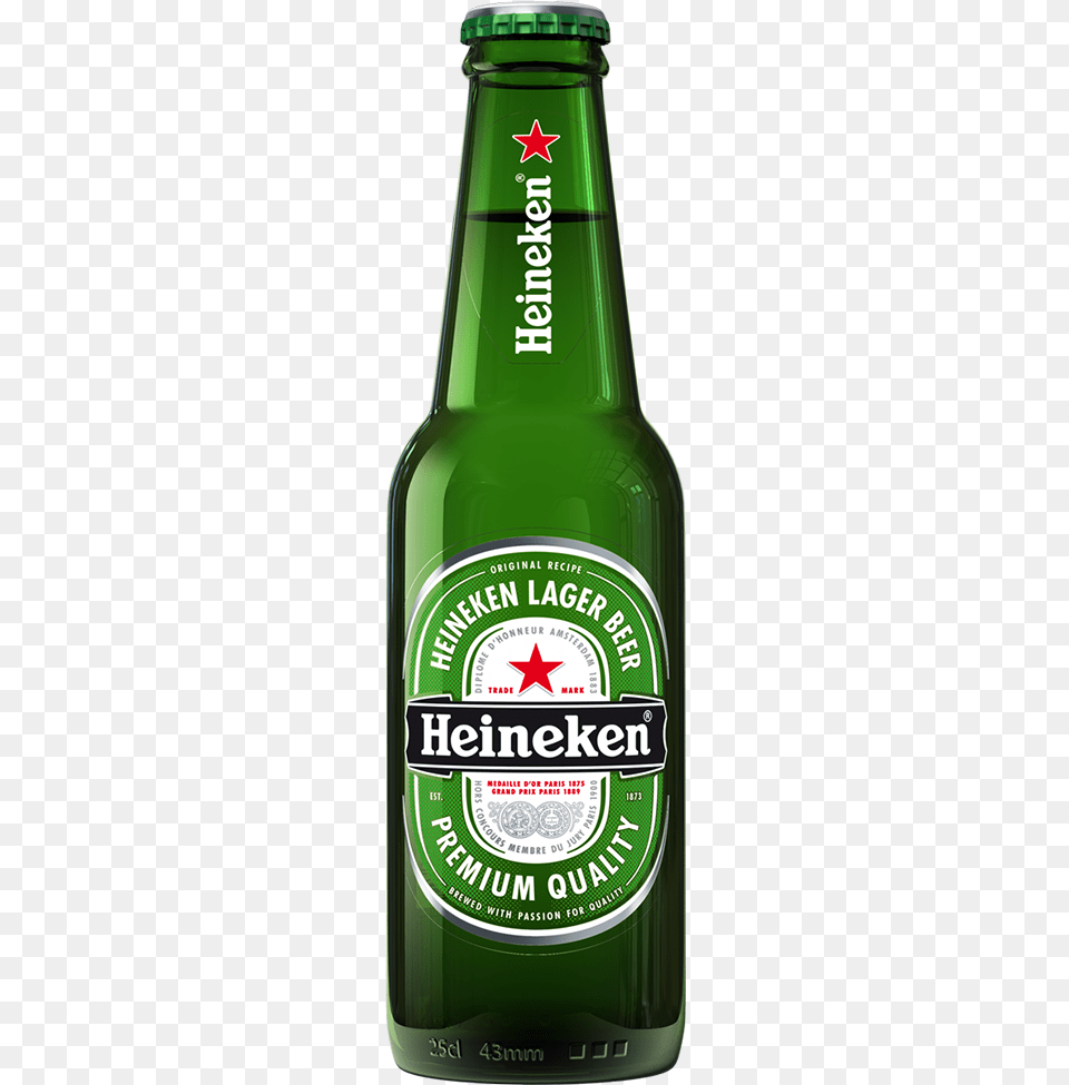 Heineken Heineken 25 Cl, Alcohol, Beer, Beer Bottle, Beverage Free Png