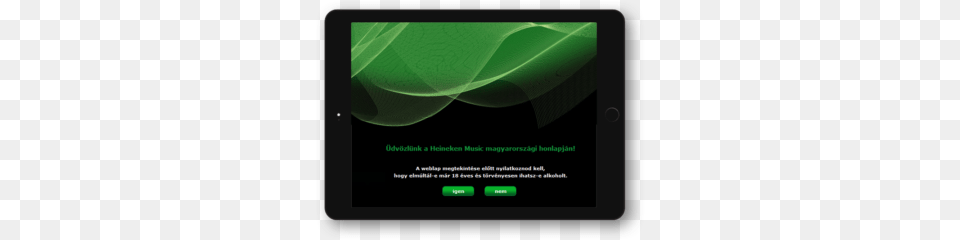 Heineken Inteliza Tablet Computer, Electronics, Tablet Computer, Green, Screen Png Image