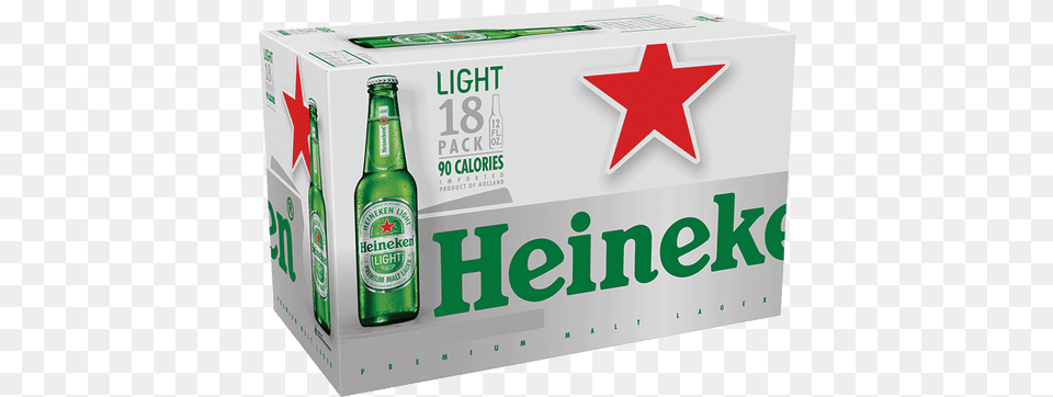 Heineken Light Heineken Light 18 Pack, Alcohol, Liquor, Lager, Bottle Png