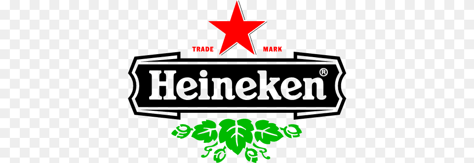 Heineken Logo Vector File Background Heineken Logo, Symbol, Leaf, Plant, Star Symbol Png