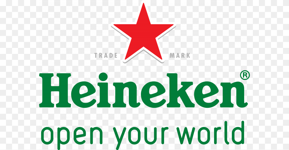 Heineken Logos Download Heineken Logo Open Your World, Star Symbol, Symbol, Scoreboard Png Image