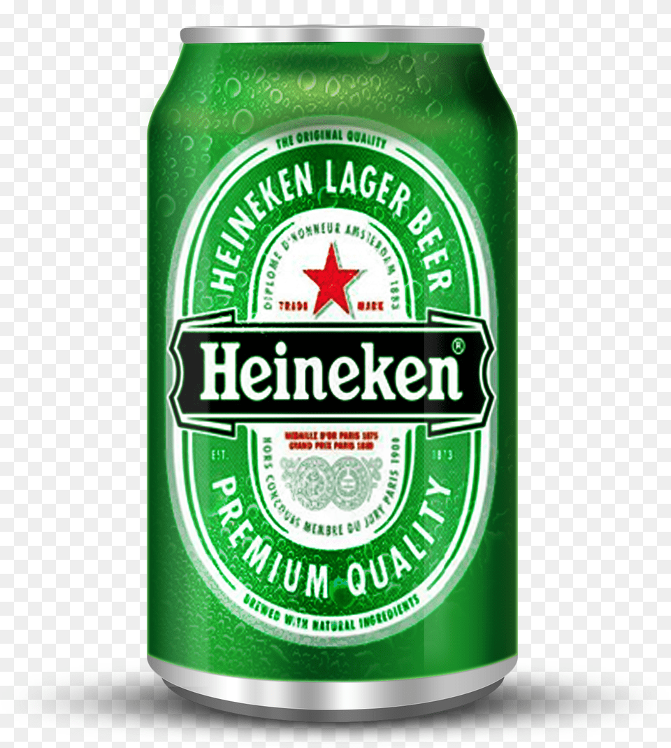 Heineken Material Deduction Beer Bottle International Can Of Beer, Alcohol, Beverage, Lager, Tin Free Png Download