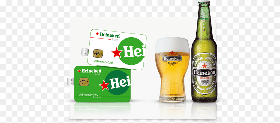 Heineken Merchandising, Alcohol, Beer, Beverage, Bottle Free Transparent Png