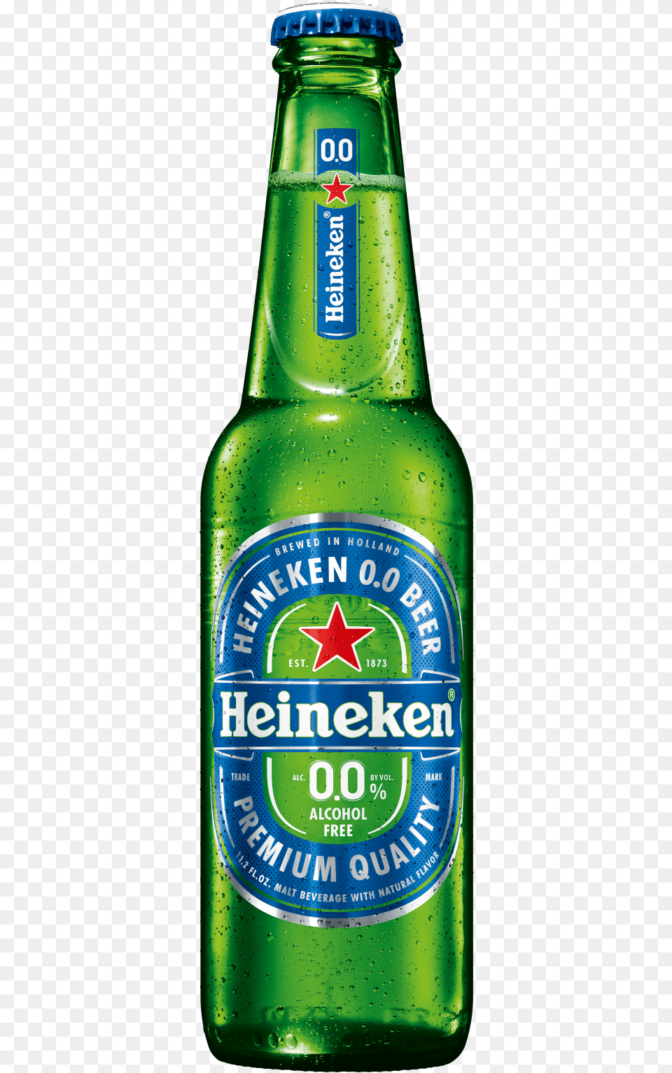 Heineken Non Alcoholic Beer, Alcohol, Beer Bottle, Beverage, Bottle Free Png Download