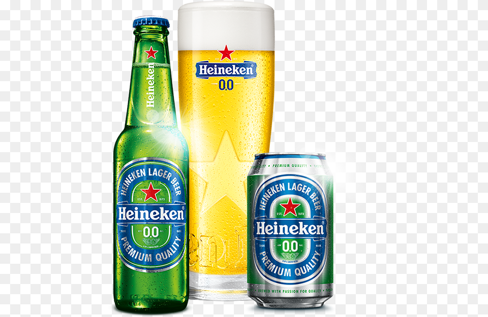 Heineken Non Alcoholic Beer, Alcohol, Lager, Beverage, Glass Png Image