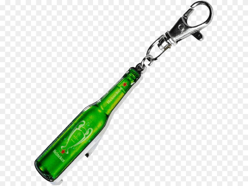 Heineken Uefa Champions League Trophy Bottle Opener Heineken Uefa Keychain, Alcohol, Beer, Beverage, Beer Bottle Png
