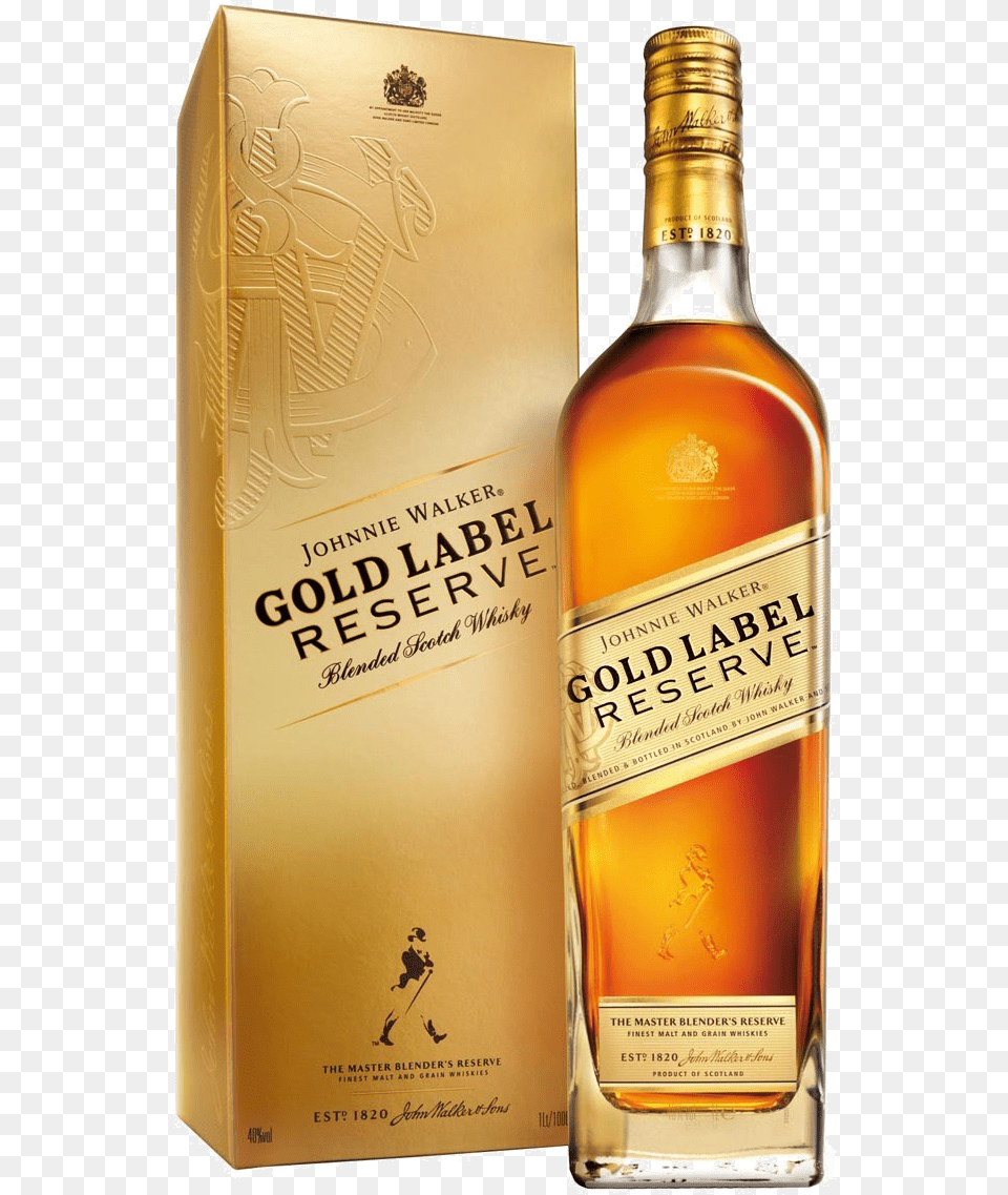 Heinemann Duty Travel Value Johnnie Walker Gold Label Reserve, Alcohol, Beverage, Liquor, Whisky Png Image