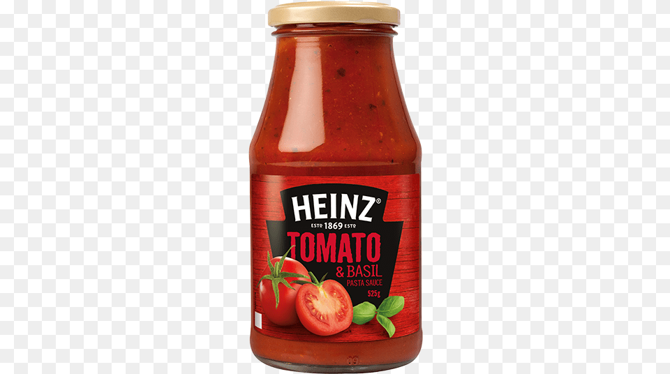 Heinz Tomato And Basil Pasta Sauce 525g Kraft Heinz Pasta Sauce, Food, Ketchup Png