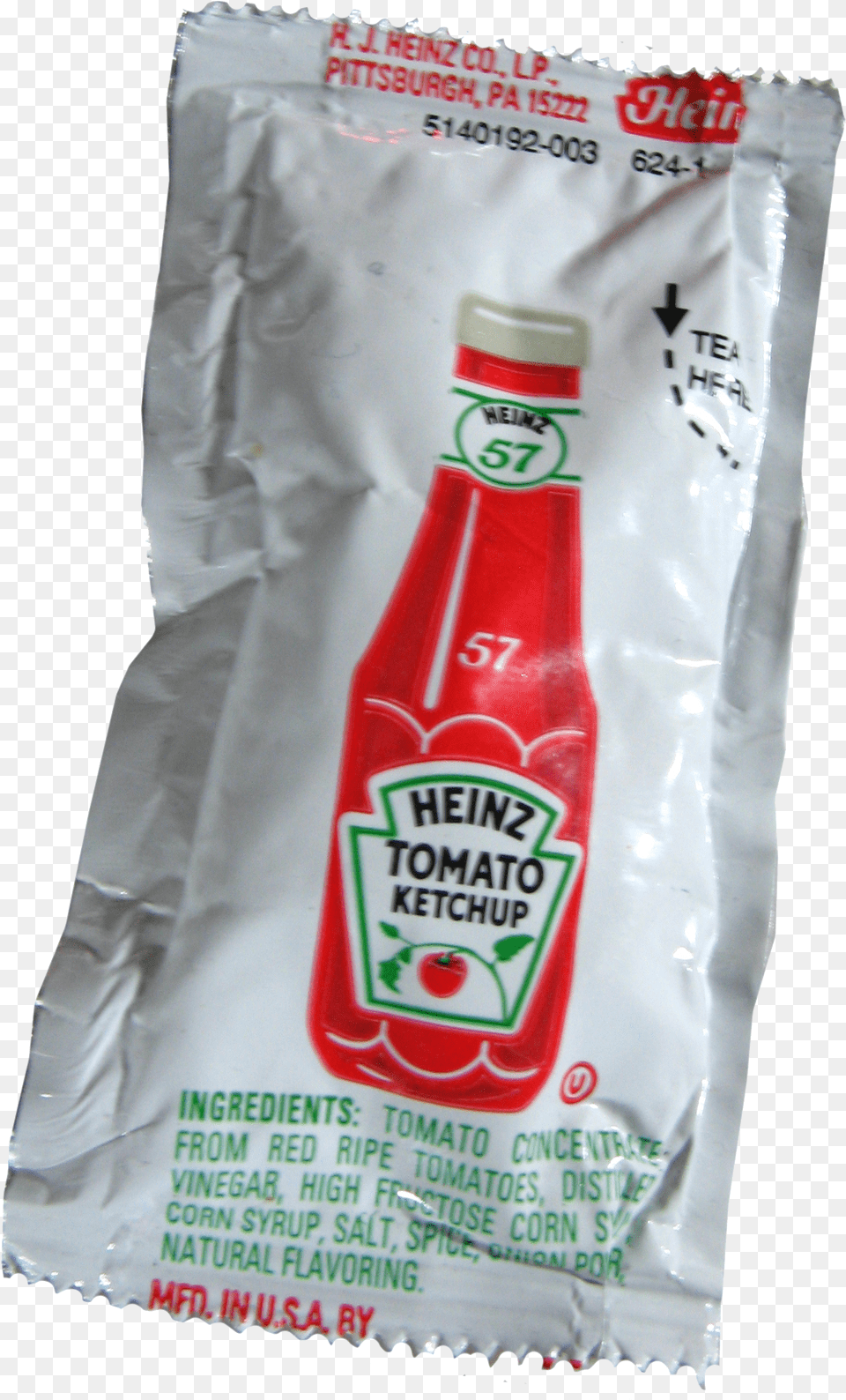 Heinz Tomato Ketchup Single Serve Dip And Squeeze Dippers Packet Png Image