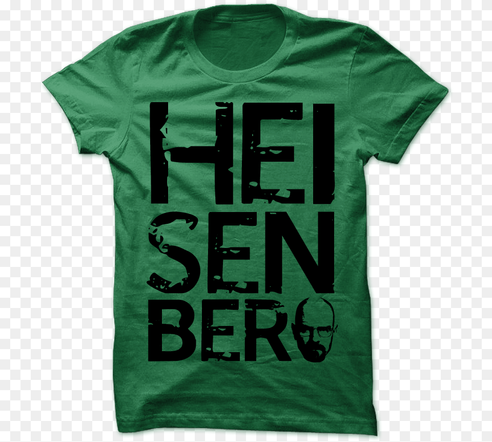 Heisenberg Green Shirt Mockup, Clothing, T-shirt, Adult, Male Free Png Download