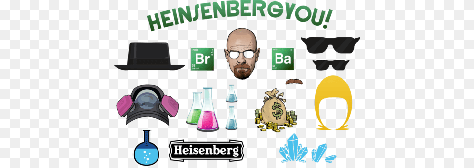 Heisenberg You By Aky In Mexico City Mexico Aky Presents Money Bags Laundry Bag, Bottle, Accessories, Logo, Sunglasses Png