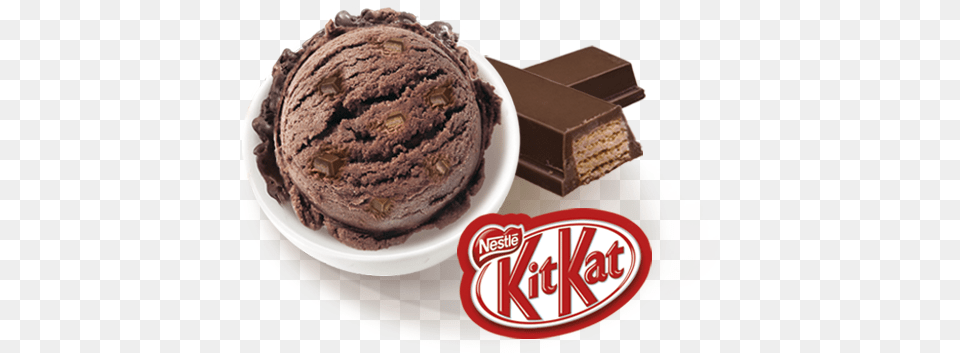 Helado De Kit Kat, Cocoa, Cream, Dessert, Food Free Png Download
