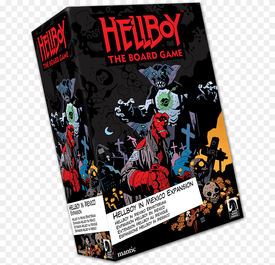 Helboy The Board Game Hellboy In Mexico Expansion Hellboy In Mexico, Book, Publication, Comics, Person Png Image