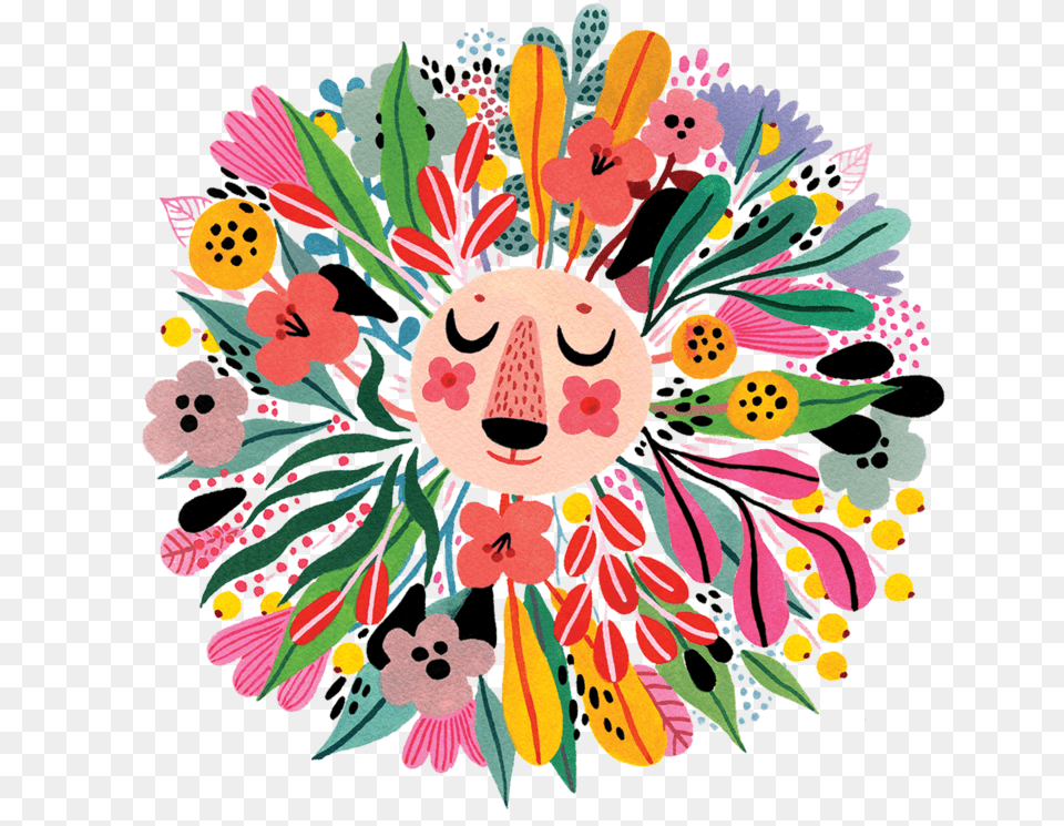 Helen Dardik Lion, Art, Pattern, Graphics, Floral Design Free Transparent Png