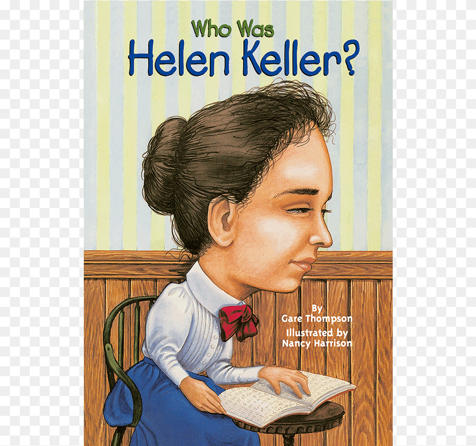 Helen Keller, Woman, Adult, Advertisement, Book Png