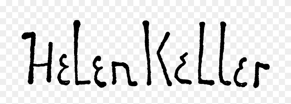 Helen Keller Signature, Text, Handwriting Free Png