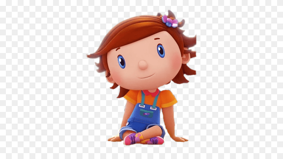 Helen Sitting On The Floor, Cartoon, Baby, Person, Face Free Png