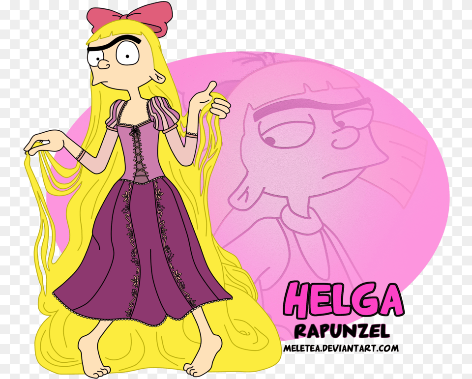 Helga As Rapunzel, Publication, Book, Comics, Person Free Transparent Png