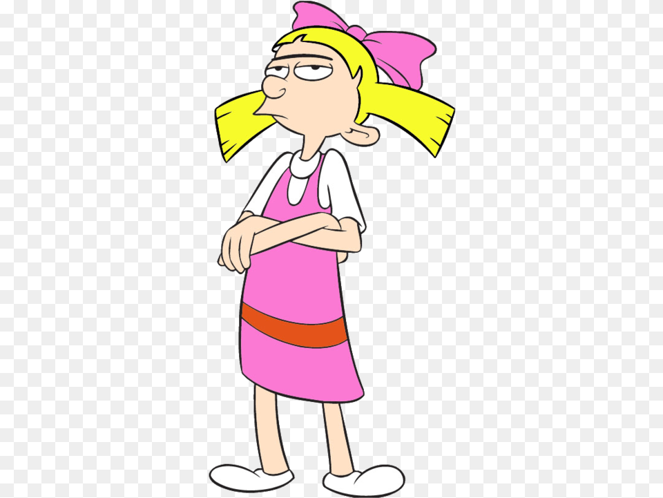 Helga Hey Arnold Characters, Baby, Person, Cartoon, Face Png Image