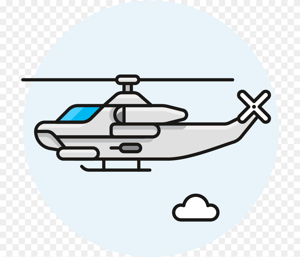 Helicopter, Aircraft, Transportation, Vehicle, Disk Free Png Download