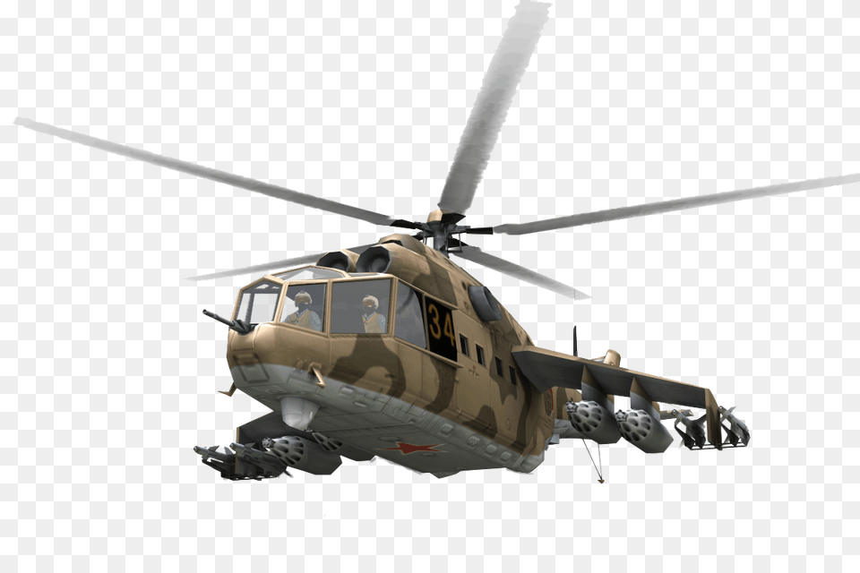 Helicopter, Aircraft, Transportation, Vehicle, Person Png Image