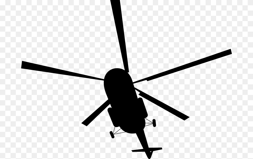 Helicopter, Gray Free Png Download