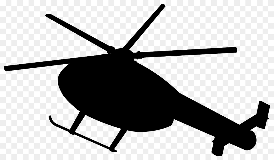 Helicopter, Gray Free Png Download