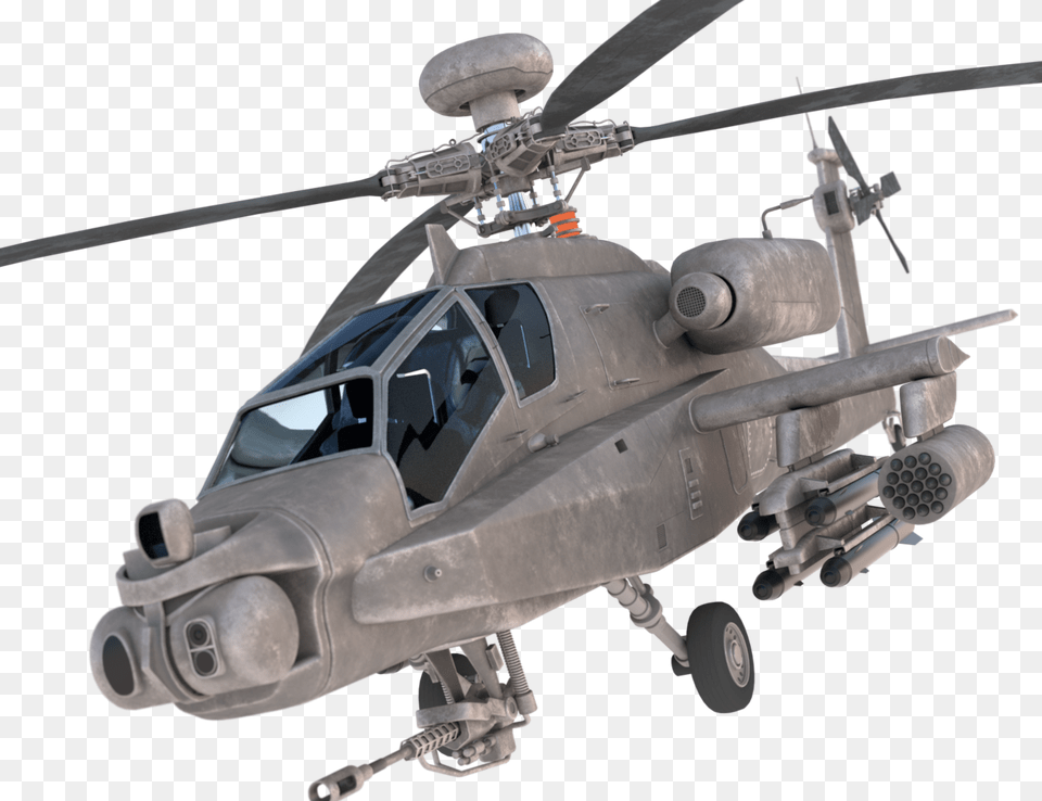 Helicopter Ah 64 Longbow Model, Aircraft, Transportation, Vehicle, Machine Free Transparent Png