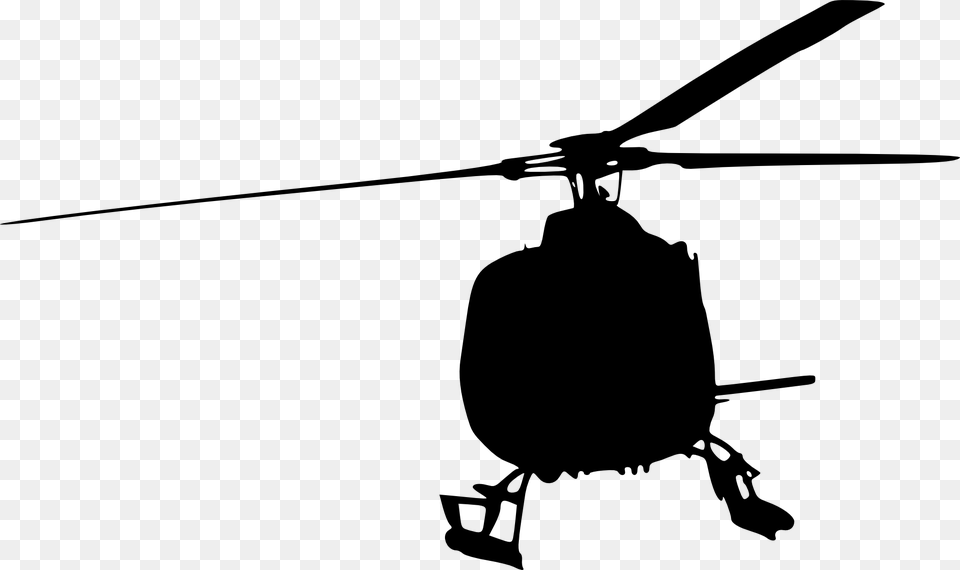 Helicopter Clip Art Silhouette Bell 407 Helicopter Silhouette, Aircraft, Transportation, Vehicle Free Png Download