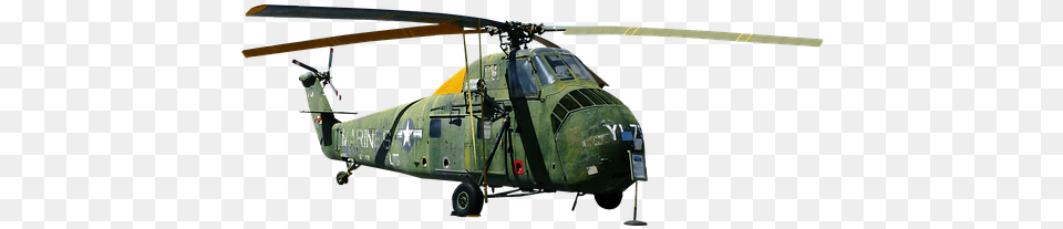 Helicopter Combat Age Museum Old Museum, Aircraft, Transportation, Vehicle Free Png Download