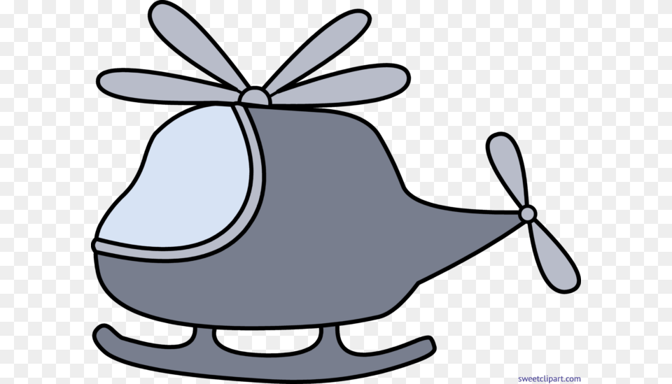 Helicopter Gray Clip Art, Clothing, Hat, Aircraft, Transportation Free Png Download